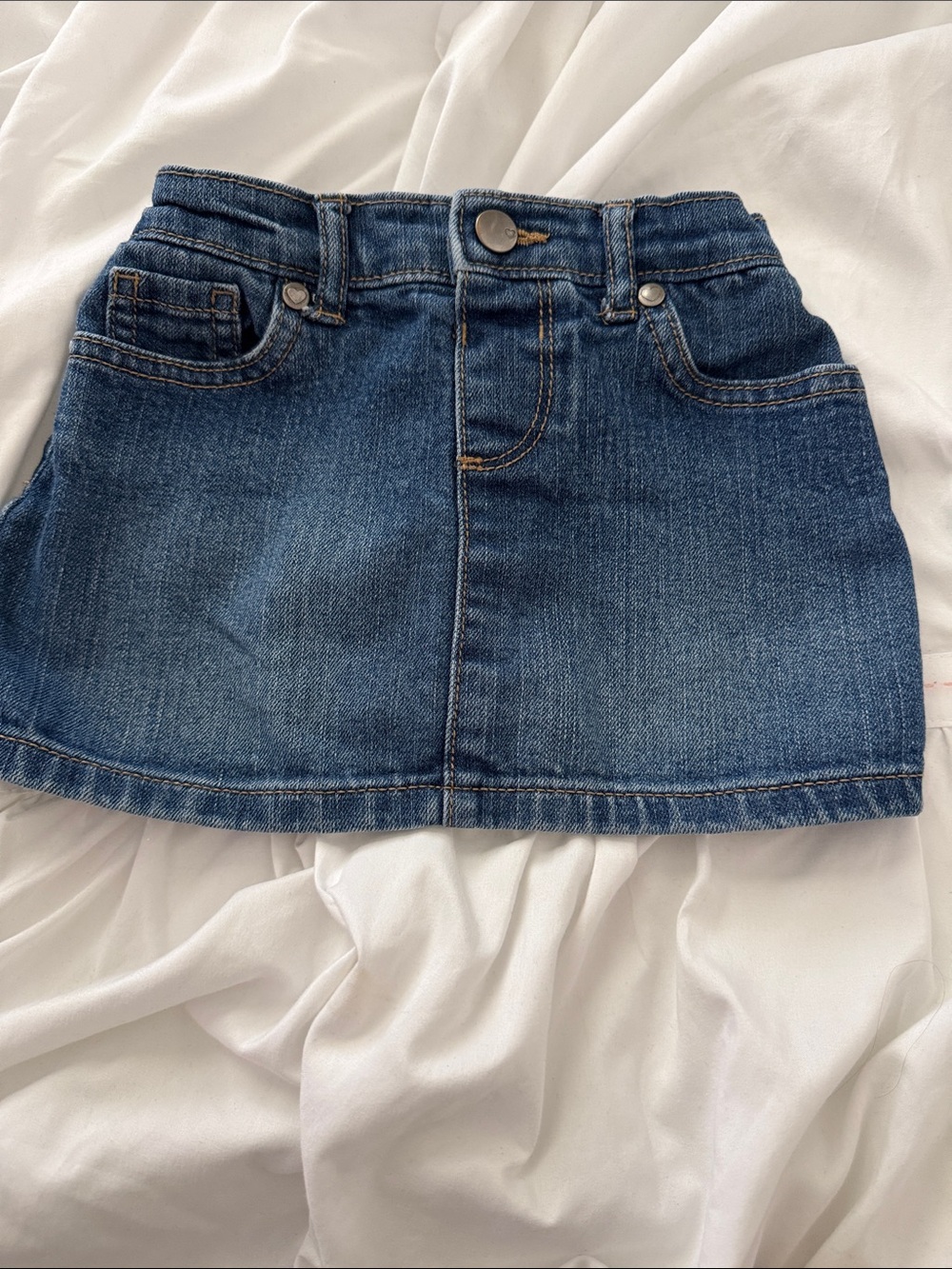 The Children's Place Dark Blue Denim Skort